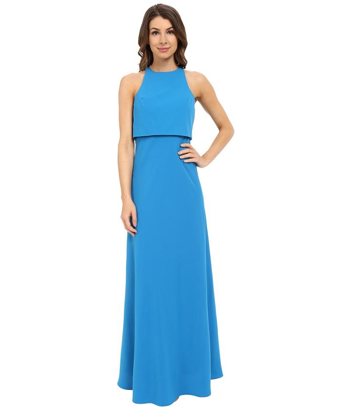 Jill Jill Stuart - Sleeveless Popover Two-ply Crepe Gown