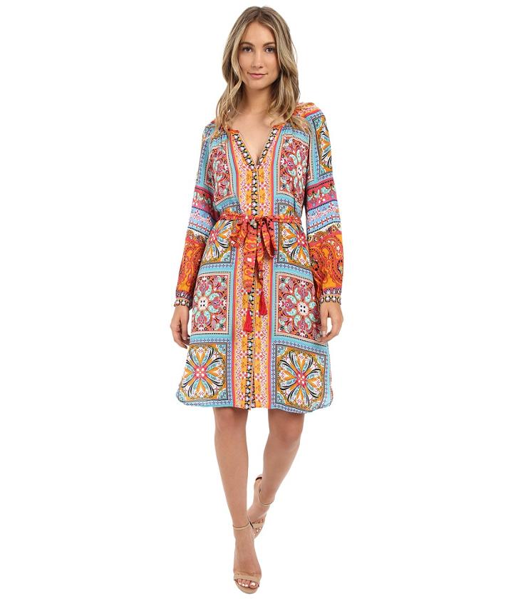 Hale Bob - From Russia W/ Love 3/4 Sleeve Dress