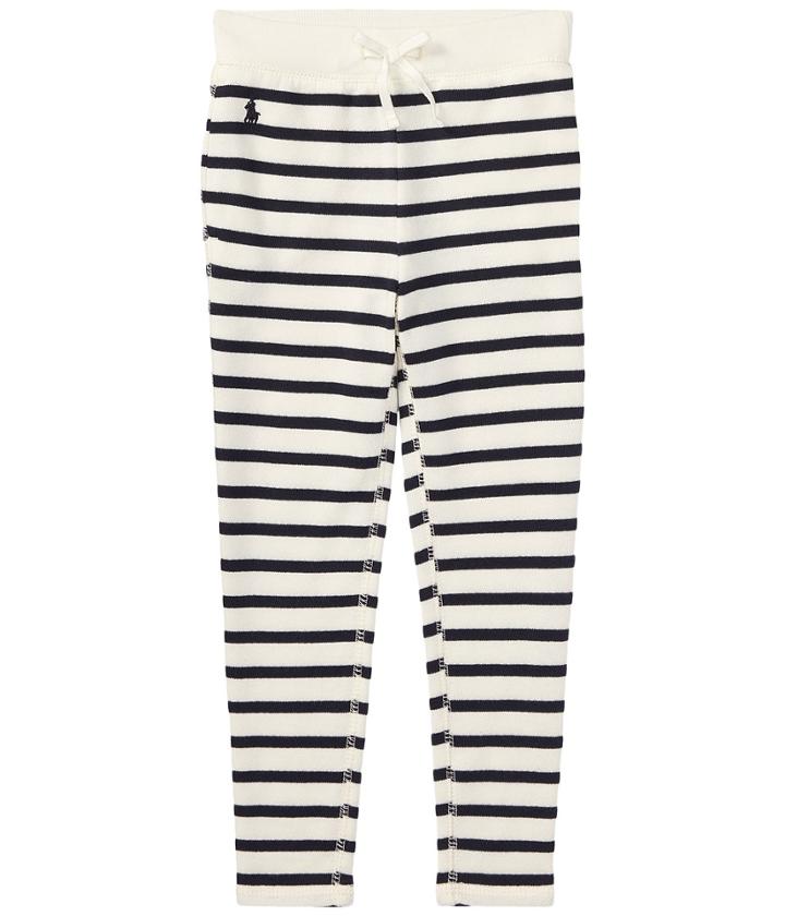Polo Ralph Lauren Kids - Striped French Terry Leggings