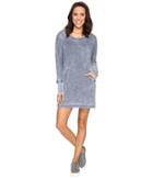 Allen Allen - Long Sleeve Dolman Two-pocket Dress