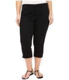 Nydj Plus Size - Plus Size Ariel Crop W/ Slit In Black