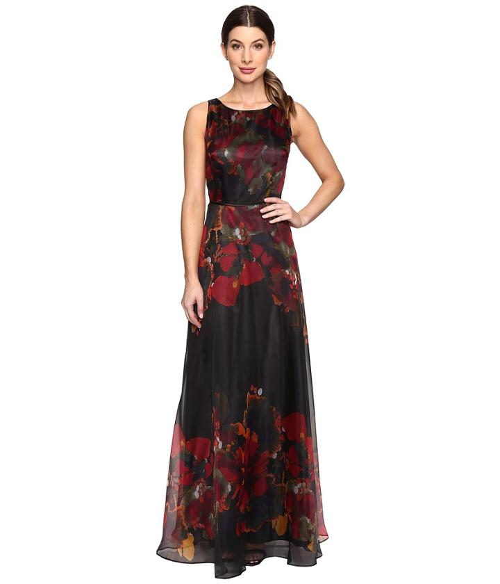 Tahari By Asl - Organza Floral Gown