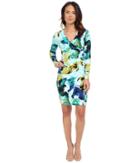 Calvin Klein - Long Sleeve Printed Dress Cd5aer5n