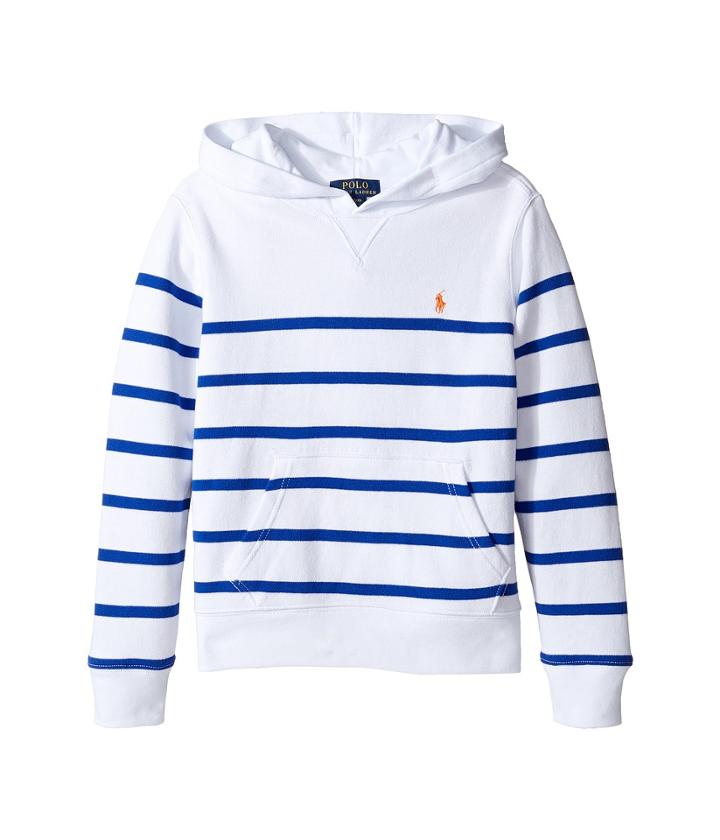 Polo Ralph Lauren Kids - Yarn-dyed Atlantic Terry Pullover Hoodie