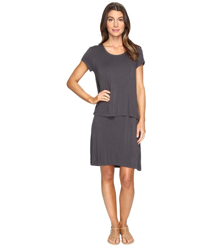 Mod-o-doc - Rayon Spandex Slub Jersey T-shirt Overlay Dress