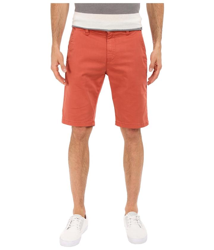 Mavi Jeans - Jacob Twill Shorts In Marsala Twill