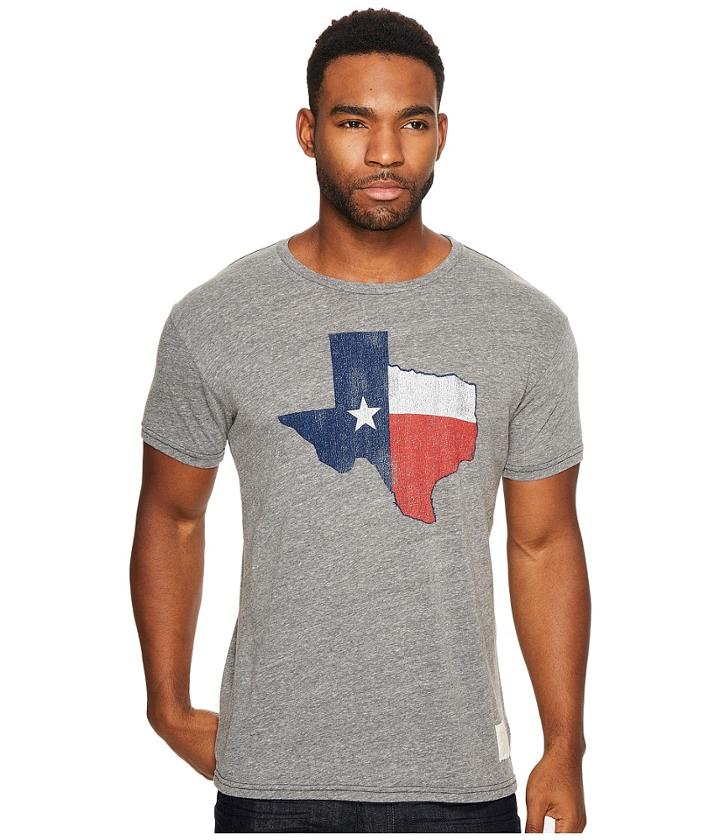 The Original Retro Brand - Texas Flag Short Sleeve Tri-blend Tee