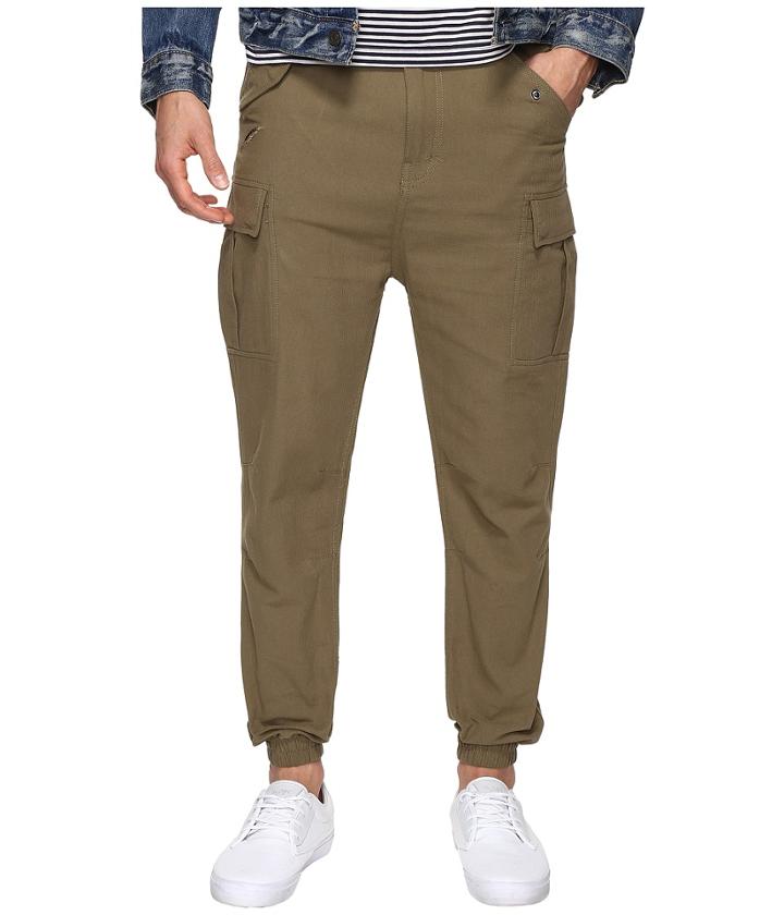 Publish - Joah - Herringbone Twill Drop Cargo Pants