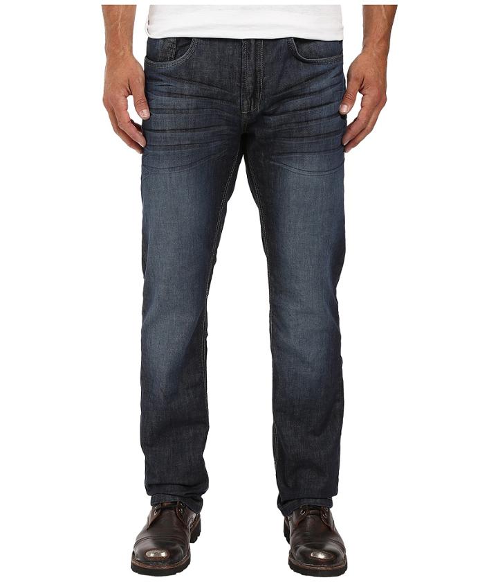 Buffalo David Bitton - Six Straight Leg Jeans In Rigid And Slightly Sanded