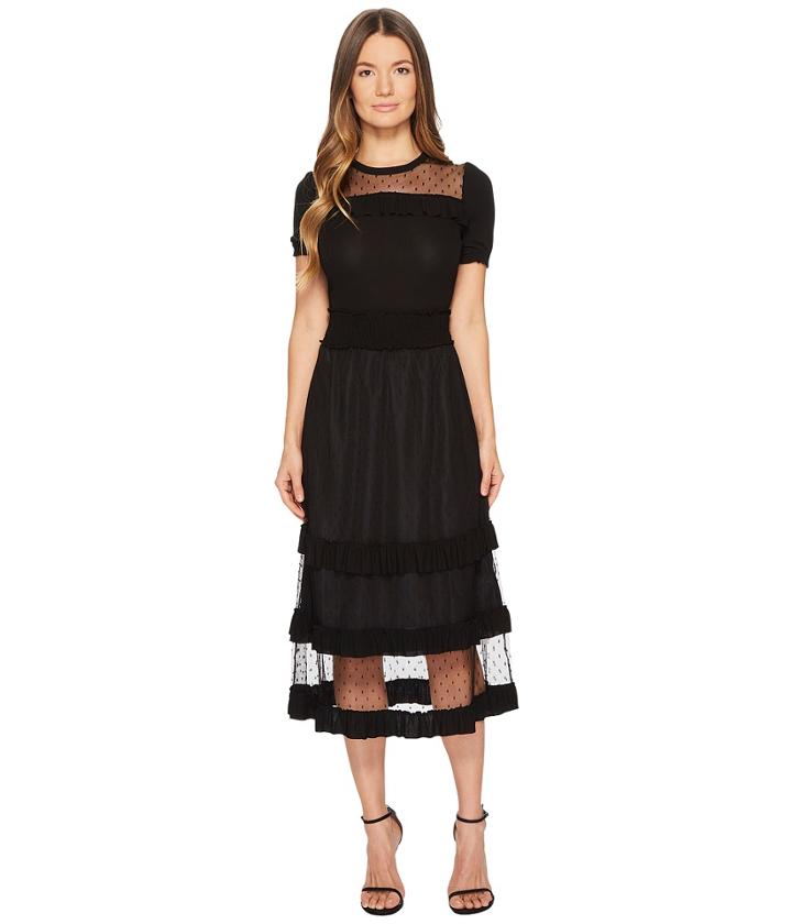 Red Valentino - Jeryse Dress With Point D'esprit