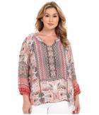 Nic+zoe - Plus Size Prismatic Top
