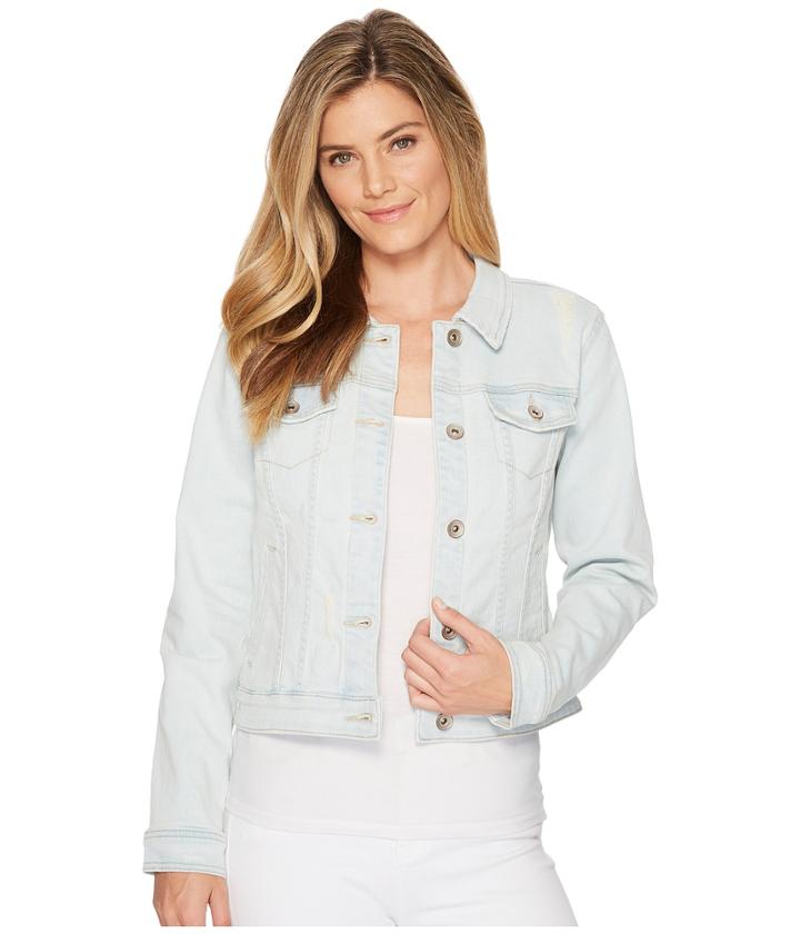 Tribal - Denim Distressed Jean Jacket