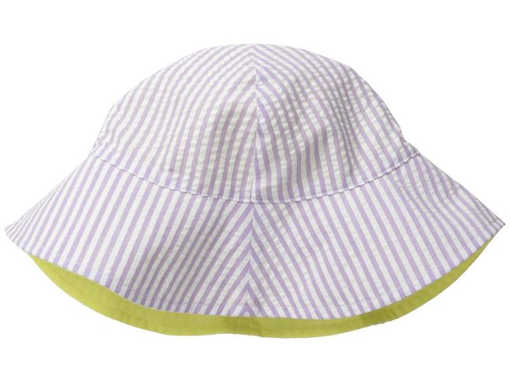 San Diego Hat Company Kids Ctk3422 Reversible Seersucker Bucket W/ Chin Strap