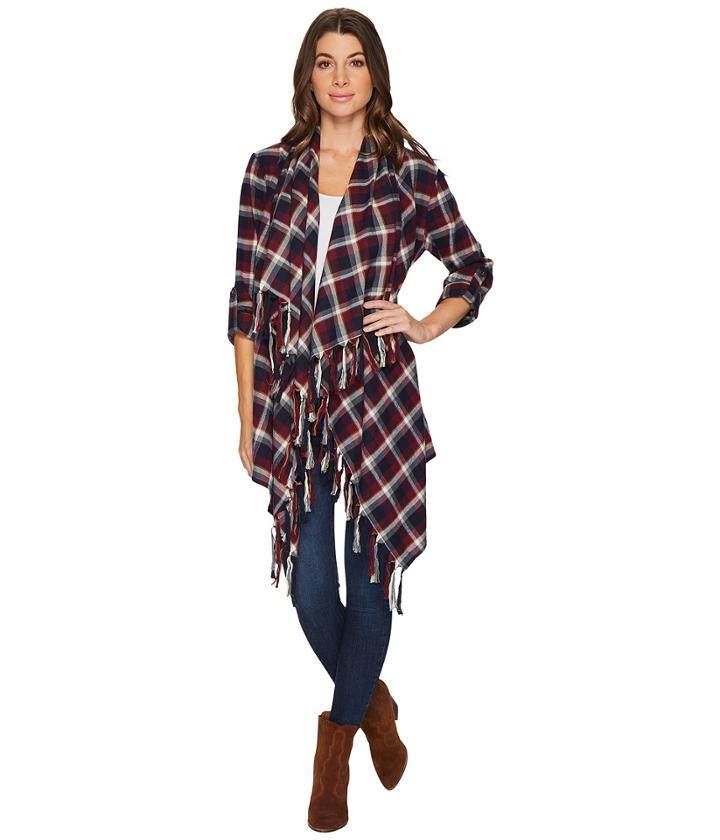 Mod-o-doc - Flannel Fringe Cardigan