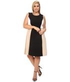 Calvin Klein Plus - Plus Size Color Block Flare Dress