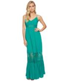 Jack By Bb Dakota - Kaia Midi Dress With Stripe Lace Insets