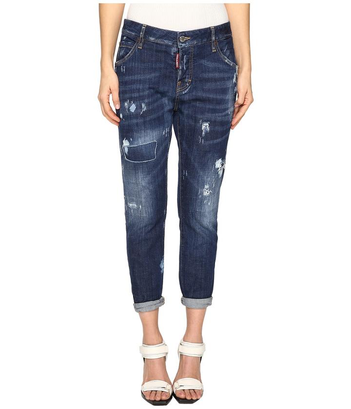 Dsquared2 - Cool Girl Jeans Skin Biker Pants Five-pockets In Blue