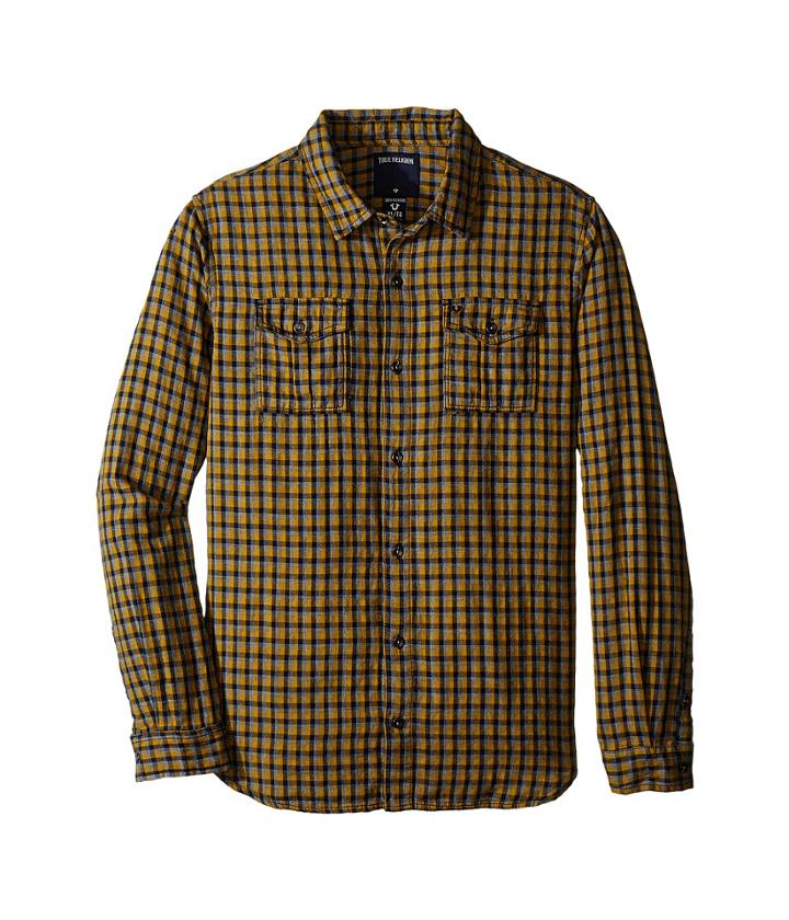 True Religion Kids - Woven Plaid Workwear Shirt