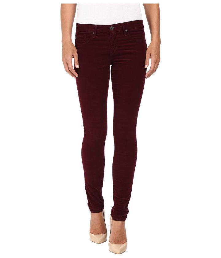Ag Adriano Goldschmied - Leggings In Wine