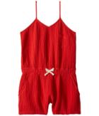 Blank Nyc Kids - Red Short Romper In All Fired Up