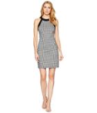 Karen Kane - Contrast Check Halter Dress