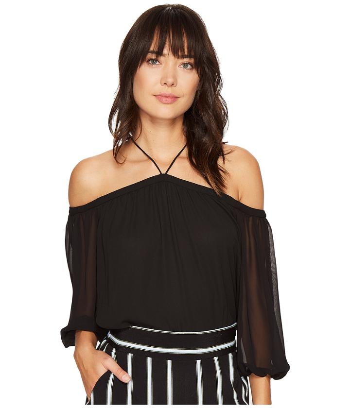 1.state - Long Sleeve High Neck Blouse