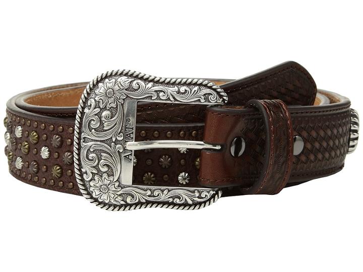 Ariat - Multi Stud Basket Weave Belt
