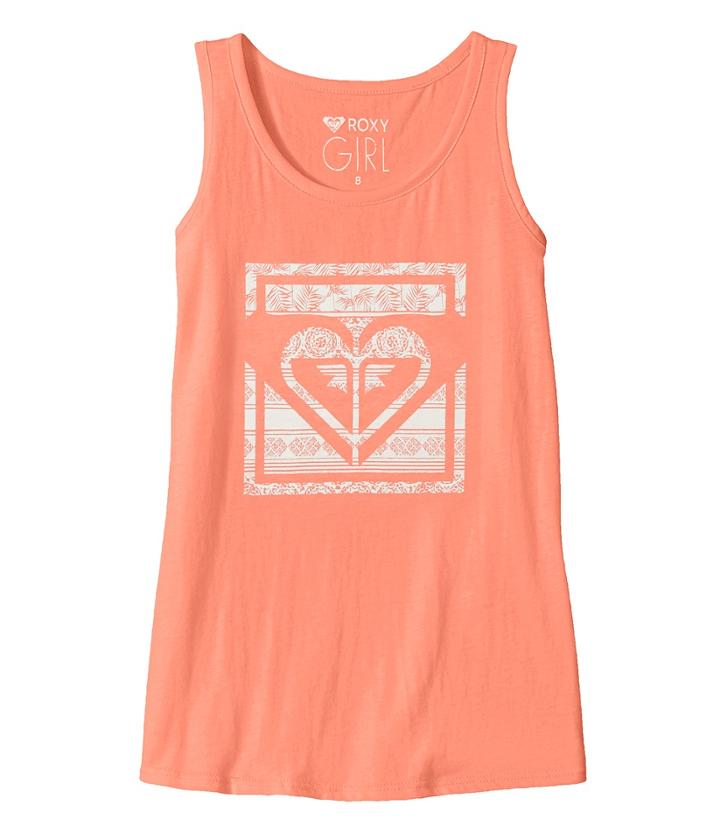 Roxy Kids - Rainy Night Tropical Wax Heart Tank Top