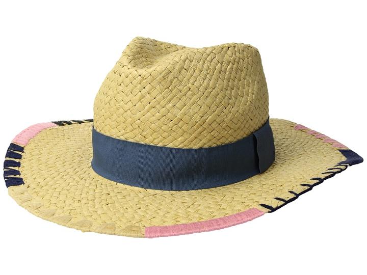 San Diego Hat Company - Pbf7330os Fedora W/ Brim Pattern And Grosgrain Band