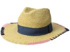 San Diego Hat Company - Pbf7330os Fedora W/ Brim Pattern And Grosgrain Band