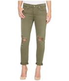 7 For All Mankind - Josefina Jeans W/ Destroy In Olive