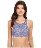 Saha - Urania Athletic High Neck Bikini Top With Central Strap On The Back