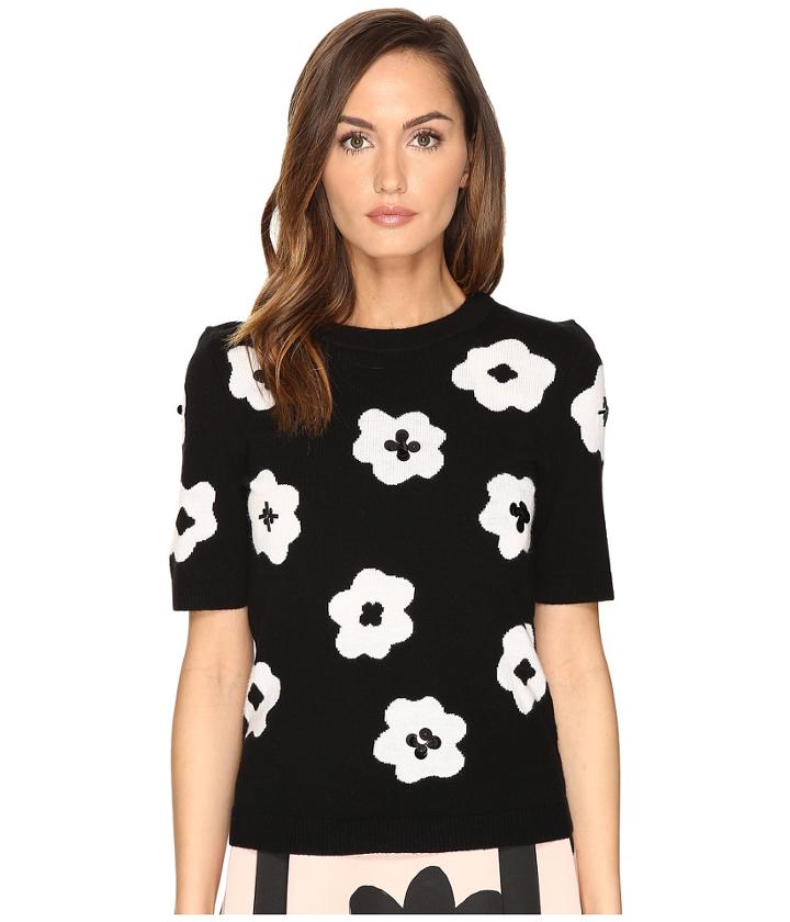 Kate Spade New York - Floral Intarsia Sweater