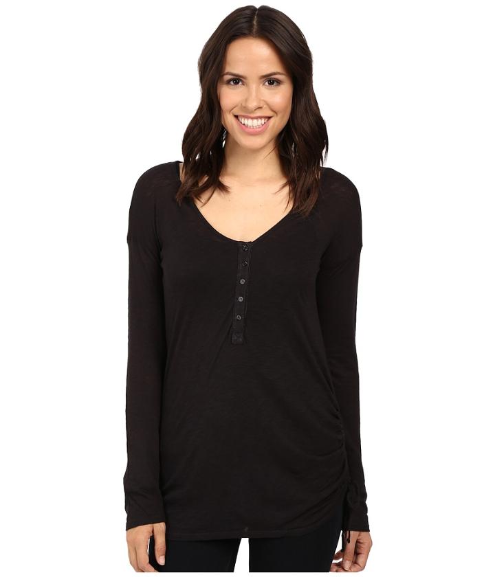 Splendid - Slub Henley With Side Tie