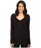Splendid - Slub Henley With Side Tie