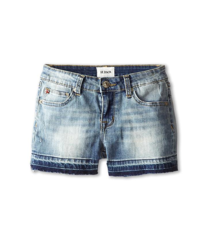 Hudson Kids Denim Shorts In Booty Blue
