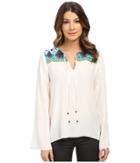 Hale Bob - Hot Heavy In Havana Embroidered Blouse