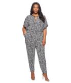 Michael Michael Kors - Plus Size Square Sleeve Jumpsuit