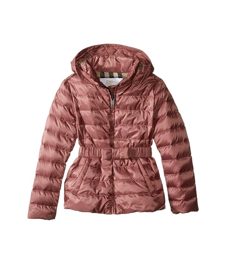 Burberry Kids - Janie Checked Hood Jacket
