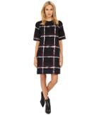 Marc By Marc Jacobs - Chalky Tartan Print Short Sleeve Sweater Dress
