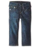 True Religion Kids - Geno Relaxed Slim Fossil Silk Single End Classic Stretch In Dark Indigo