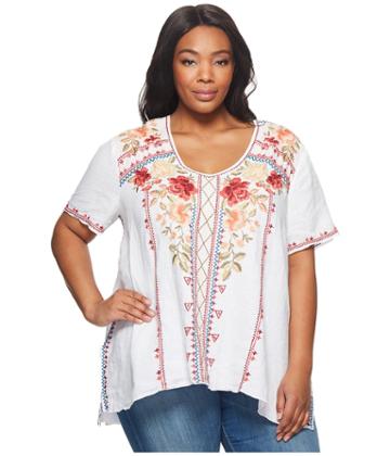 Johnny Was - Plus Size Libbie Drape Top
