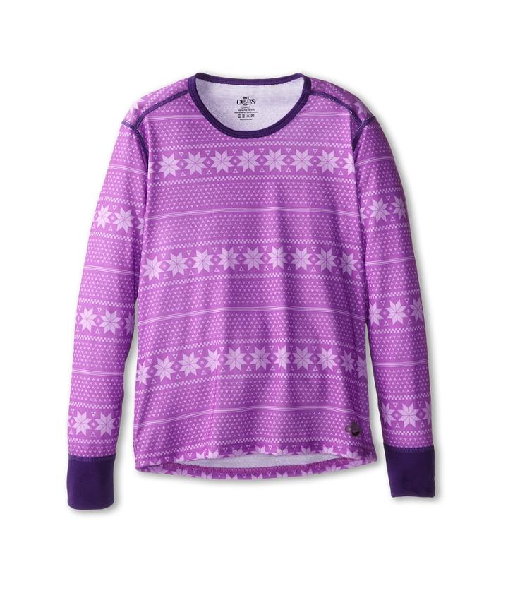 Hot Chillys Kids - Midweight Print Top