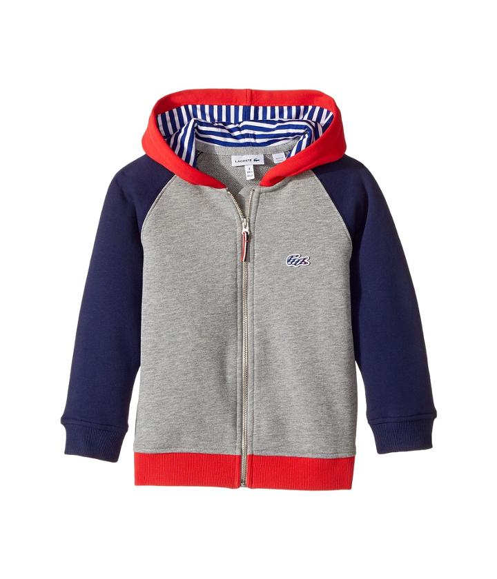 Lacoste Kids - Small Hoodie Color Block Sweatshirt