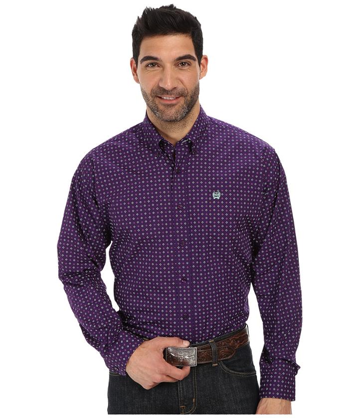 Cinch - Long Sleeve Plain Weave Print