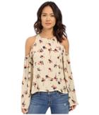 Brigitte Bailey - Novara Cold Shoulder Flare Sleeve Top
