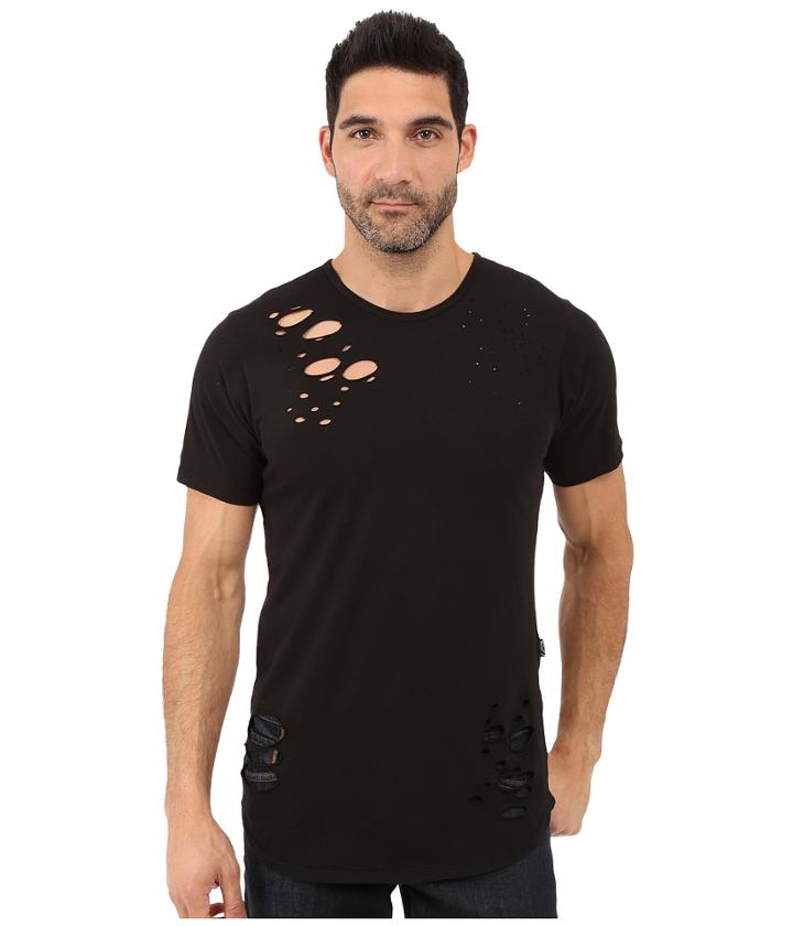 Rustic Dime - Distressed Side Zip Tee