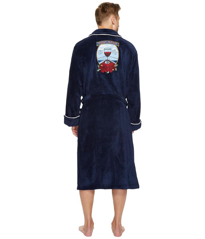 Tommy Bahama - Sips Ahoy Embroidered Plush Robe
