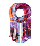 Calvin Klein - Multicolor Floral Silk Scarf