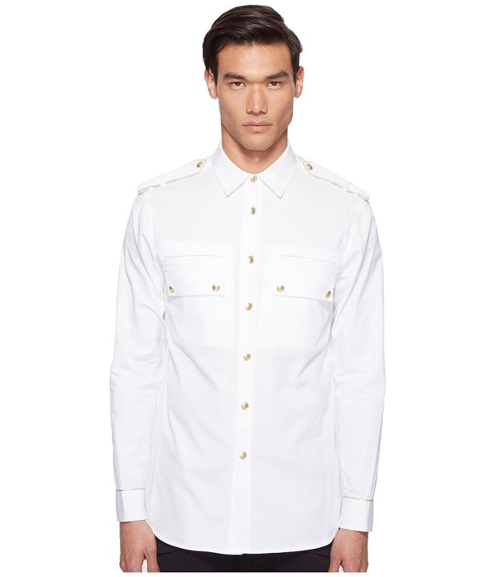 Pierre Balmain - Epaulet Button Up